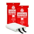 thumbnail image 1 of Premium Defense 60" x 70" Emergency Fiberglass Fire Blanket, 2 pk., 1 of 9