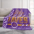 thumbnail image 2 of Logo Brands Alcorn State Braves 60"x70" Super Plush Blanket, 2 of 7