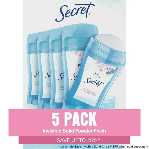 Secret Invisible Solid Antiperspirant and Deodorant, Powder Fresh
