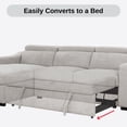 thumbnail image 6 of Primo Roxana Reversible Pull-Out Sleeper Sectional with Storage, 6 of 10