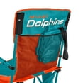thumbnail image 5 of Logo Brands Miami Dolphins Hard Arm Chair, 5 of 6