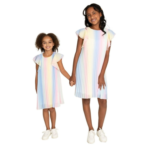 Rare Editions Girls Short Chiffon Dress - Samsclub.com
