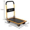 thumbnail image 5 of Simpli-Magic Foldable Platform Push Cart Hand Truck Dolly, 330 lb Capacity, Steel Flatbed with Swivel Wheels, 5 of 5