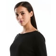 thumbnail image 3 of Rafaella Women's 3/4 Sleeve Boatneck Top, 3 of 9