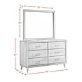 thumbnail image 9 of Zuma Panel 3PC or 5PC Bedroom Set in Walnut, Assorted Sizes, 9 of 10