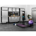 thumbnail image 15 of Seville Classics UltraHD 8-Piece Rolling Steel Garage Storage Cabinet With Stacker Set, 12 Feet Wide, 15 of 16