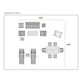 thumbnail image 15 of POLYWOOD Gulf Shores Patio Collection, 18pc, 15 of 26