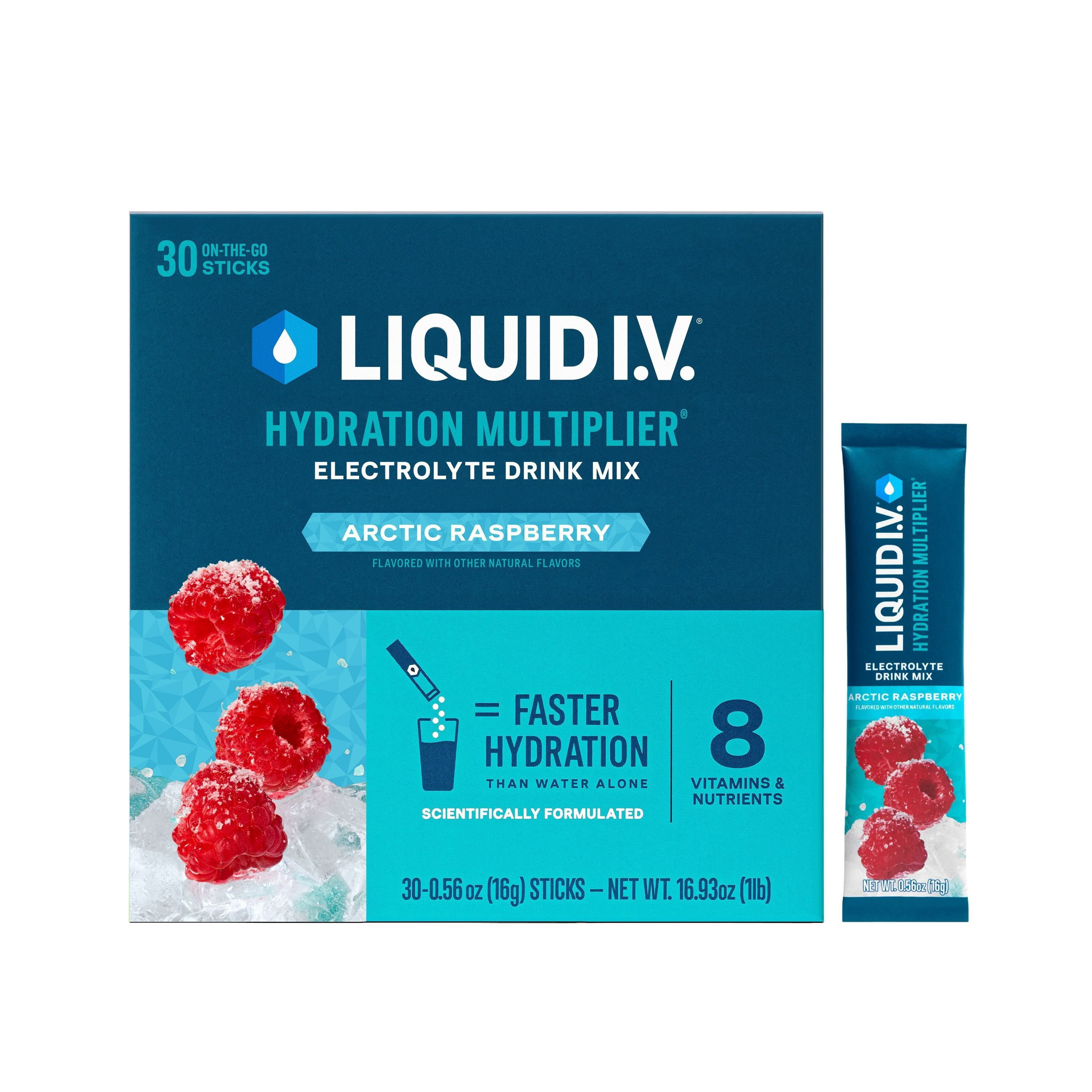 Water powderセット Liquid I.V. Hydration Multiplier Electrolyte Powder, Arctic