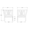 thumbnail image 9 of Cambridge Casual Catalina Teak Sectional Sofa Patio Set, 8pc, 9 of 13