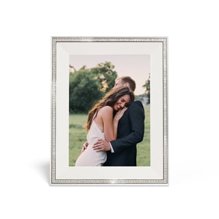 Aura 12" Astra Digital Photo Frame, Moonstone with Swarovski Crystals