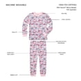thumbnail image 3 of Member's Mark Girls 2-Piece Super Soft Snug Fit Modal DreamMark Pajamas, 3 of 8