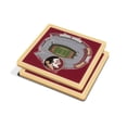 thumbnail image 1 of YouTheFan Florida State Seminoles 3D Stadium View Coaster, 1 of 3