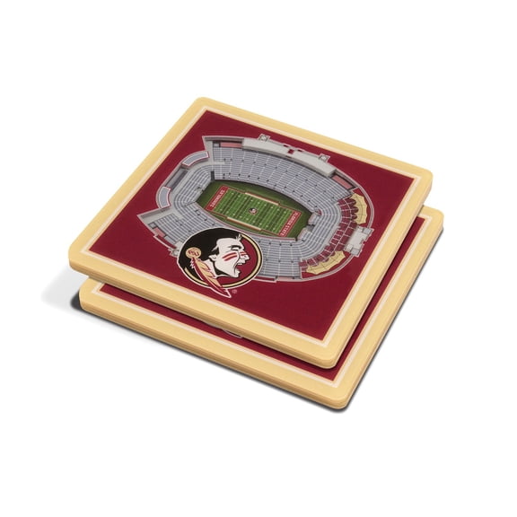 YouTheFan Florida State Seminoles 3D Stadium View Coaster
