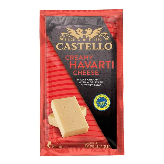 Castello Creamy Danish Havarti Cheese, 16 oz.