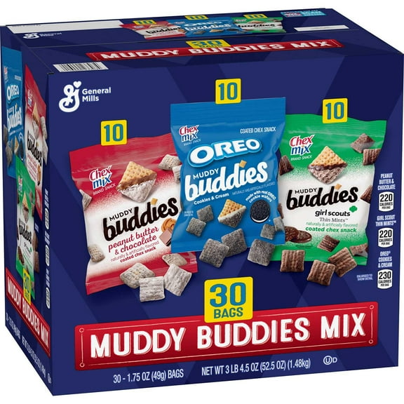 Chex Mix Muddy Buddies Mix, 1.75 oz., 30 pk.