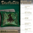 thumbnail image 4 of Wicked Faux Fur Decorative Pillow, 22"x22", 4 of 7