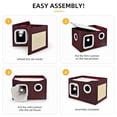 thumbnail image 6 of Member’s Mark Collapsible Cat Condo, 24 x 17 x 15 in., Choose Color, 6 of 8