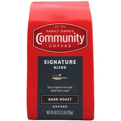 Community Coffee Signature Blend Dark Roast, 40 oz