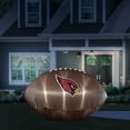 thumbnail image 3 of Logo Brands Arizona Cardinals Pre-Lit 10'x6' Inflatable Football, 3 of 6