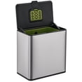 thumbnail image 3 of Simpli-Magic 5L / 1.25 Gallon Stainless Steel Compost Bin – Countertop Compost Caddy, 3 of 7