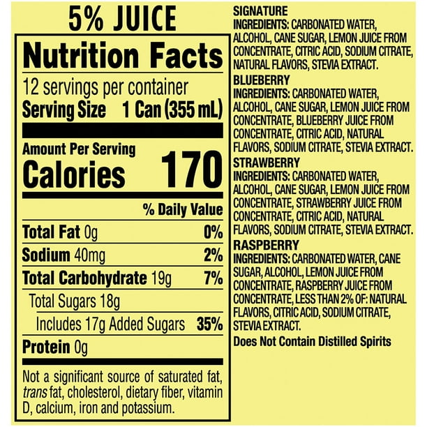 Simply Spiked Hard Lemonade Variety Pack, 12 can, 12 pk