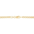 thumbnail image 3 of Round Box Chain Necklace in 14K Gold, 3 of 6