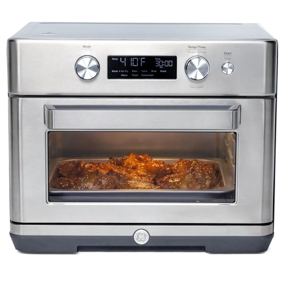 GE Digital Stainless Steel Air Fryer Toaster Oven & Accessory Set