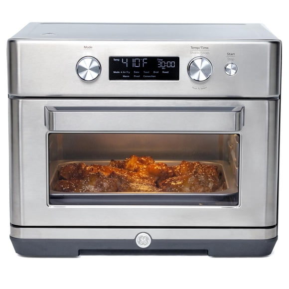 GE Digital Stainless Steel Air Fryer Toaster Oven & Accessory Set
