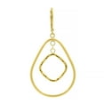thumbnail image 3 of Teardrop Dangle Earrings in 14K Italian Gold, 3 of 6