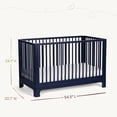 thumbnail image 5 of Little Seeds Posey 4-in-1 Convertible Crib, Choose Color, 5 of 10