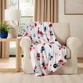 thumbnail image 1 of Member's Mark Red, White & Blue Lounge Throw Collection, 60" x 70", 1 of 7