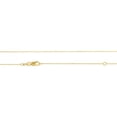 thumbnail image 6 of 0.50 C.T. TW Round Cut Beaded Bezel Diamond Necklace in 14K Gold, 6 of 8
