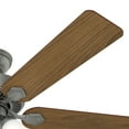 thumbnail image 3 of Hunter 52 inch Swanson Matte Black Ceiling Fan with LED Light Kit and Pull Chain, 3 of 9
