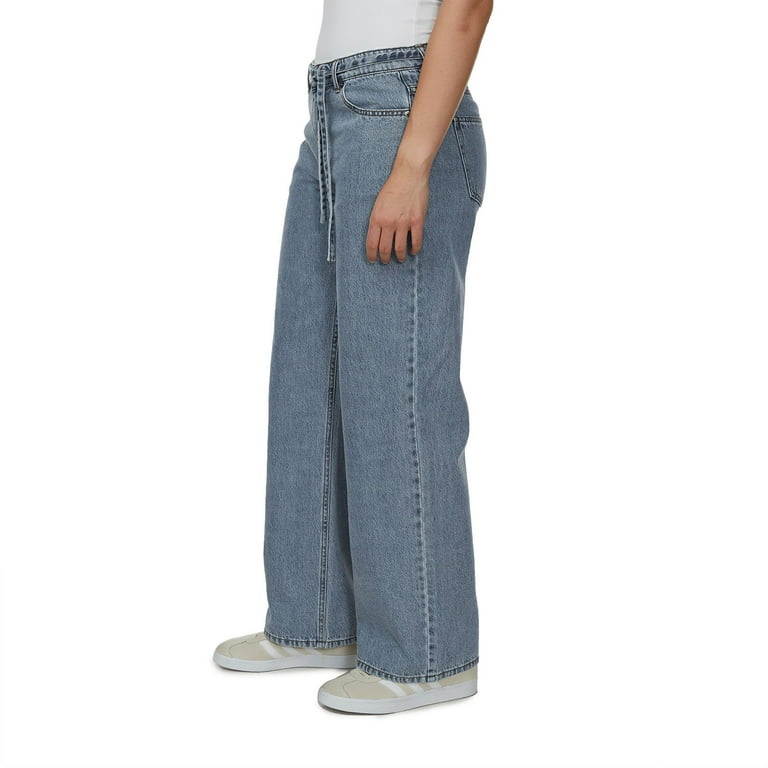 Buffalo Jeans Women’s Wide-Leg Belted Jeans — 4-Piece Bulk Bundle (Assorted Sizes & Washes) 4