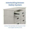 thumbnail image 4 of Simmonds Kids, Asher 6 Drawer Dresser with Changing Top and Interlocking Drawers, 4 of 14