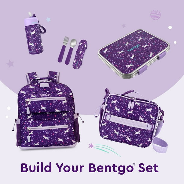 Bentgo Kids 2-Pack Stainless Steel Lunch Box & Water Bottle Set