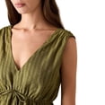 thumbnail image 4 of Steve Madden Women's Cotton Shadow Stripe Tank Top, 4 of 5