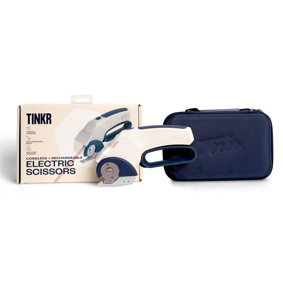 TINKR Cordless Electric Scissors - Power Cutting for Crafts, Fabric & DIY