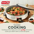 thumbnail image 4 of Dash 14" Ceramic Nonstick Electric Skillet 4-Quart Capacity, 4 of 6