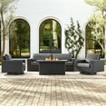 thumbnail image 1 of Member's Mark Olympus XL Deep Seating Fire Set with Sunbrella Fabric, 4pc, 1 of 6