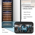 thumbnail image 10 of Lanbo 24 Inch Wine Cooler Refrigerator, 10 of 15
