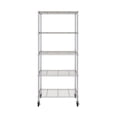 thumbnail image 7 of Seville Classics UltraDurable NSF-Certified Steel Tote Shelving, 25" W x 33" D 4 Tier and 5 Tier Options, 7 of 15