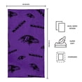 thumbnail image 4 of Logo Brands Baltimore Ravens 38"x72" Beach Towel, 4 of 4