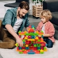 thumbnail image 2 of Picasso Tiles Bristle Lock Tile Construction Building Set 240 pcs., 2 of 9