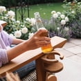 thumbnail image 9 of Cambridge Casual Teak and Wicker Adirondack Patio Set, 4pc, 9 of 19
