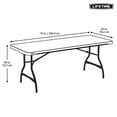 thumbnail image 11 of Lifetime 6' Commercial Grade Stacking Folding Table, Assorted Colors, 11 of 12