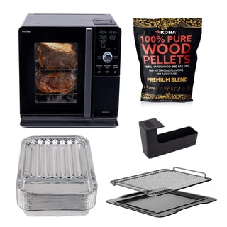 GE Profile™ Smart Indoor Pellet Smoker, with Active Smoke Filtration, 5 Smoke Control Settings, Electric, Countertop BBQ Appliance