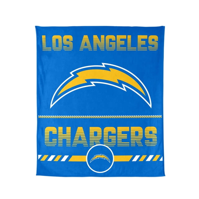 Logo Brands Los Angeles Chargers 60"x70" Super Plush Blanket