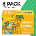 thumbnail image 2 of Golden Road Mango Cart Wheat Ale Beer, 12 fl. oz. can, 6 pk., 2 of 6