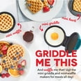 thumbnail image 4 of Dash Mini Maker 3-Pack Gift Set, Mini Waffle Maker + Mini Heart-Shaped Waffle Maker + Mini Maker Griddle, 4 of 8